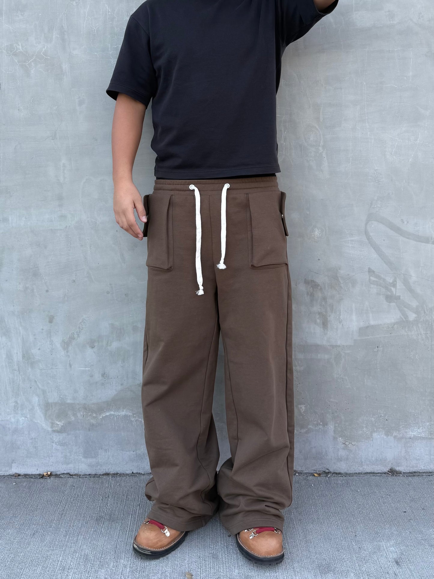 Gaia " Studio" Sweats (Brown)