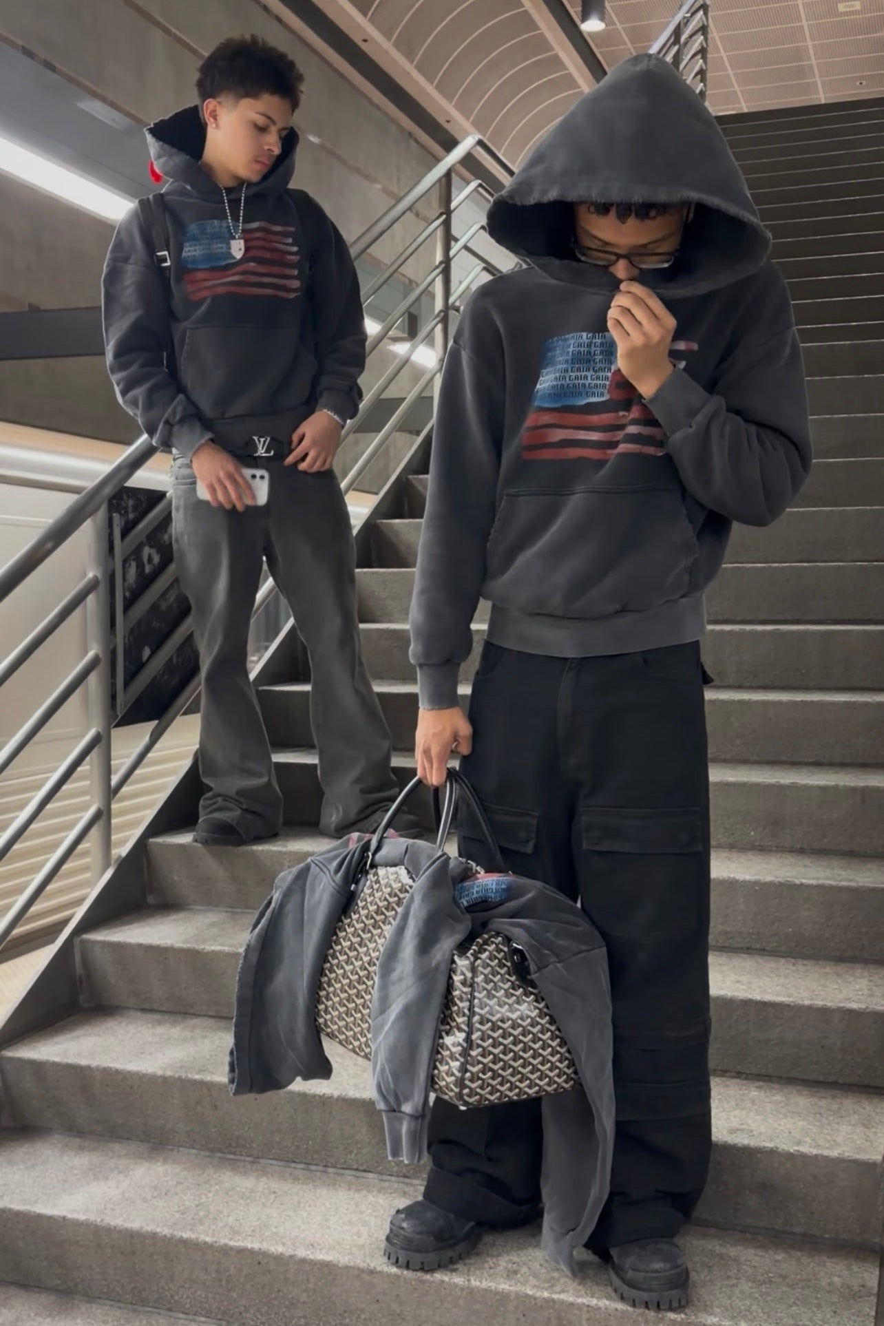 Gaia's "Flag" hoodie