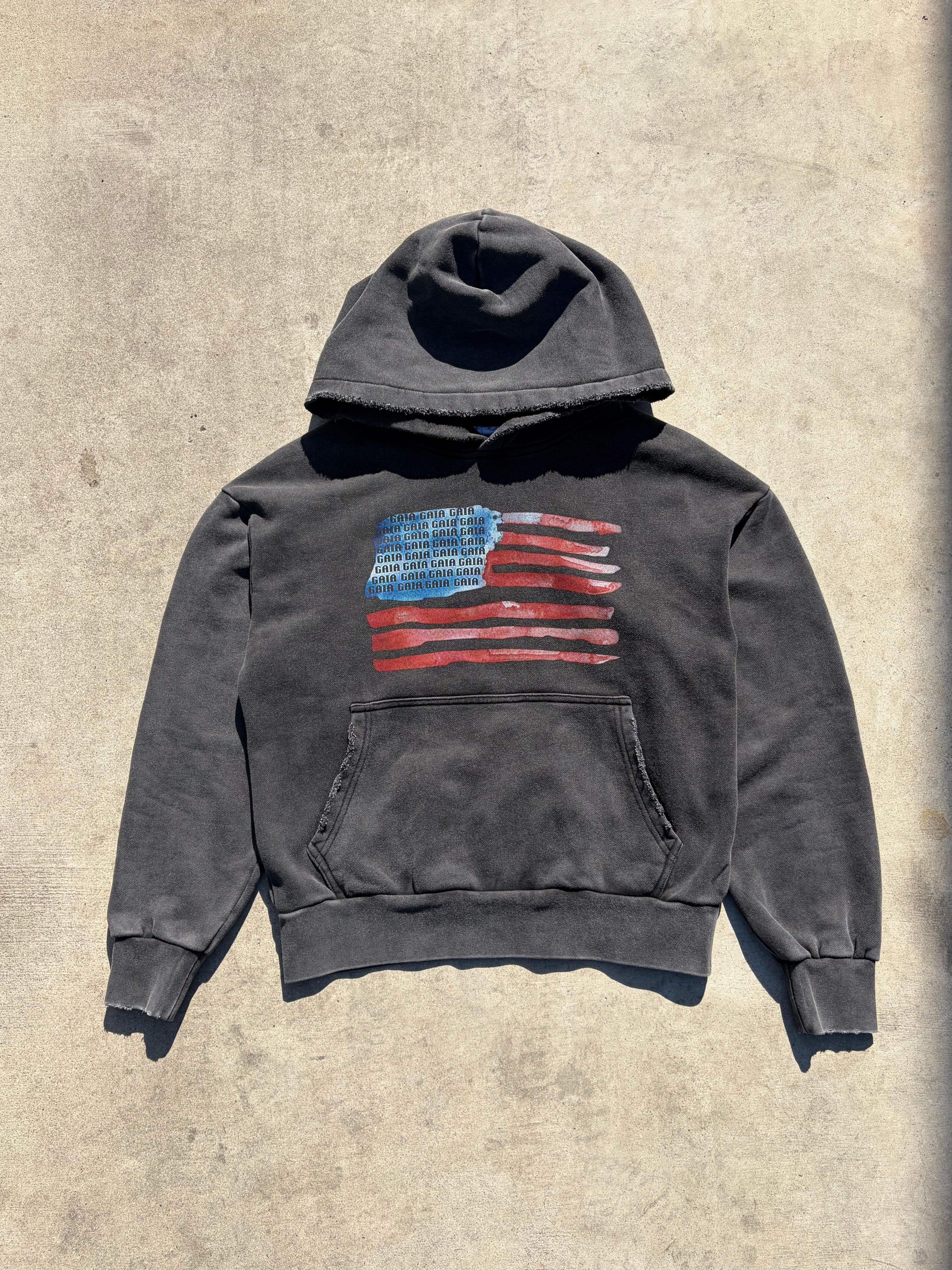Gaia's "Flag" hoodie